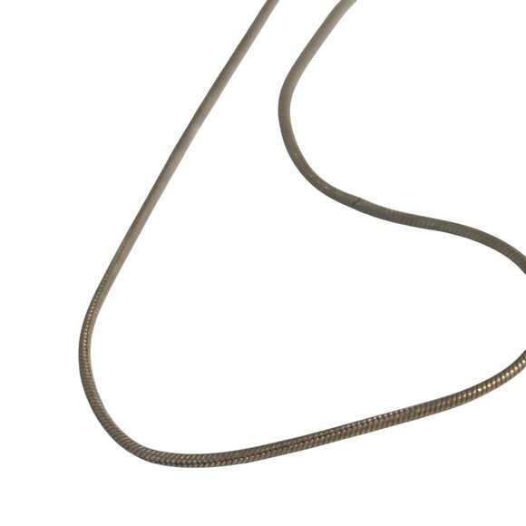 Vintage Sterling Silver 925 Snake Chain Necklace 20" Made in Italy Womens Jewelr - Picture 3 of 6